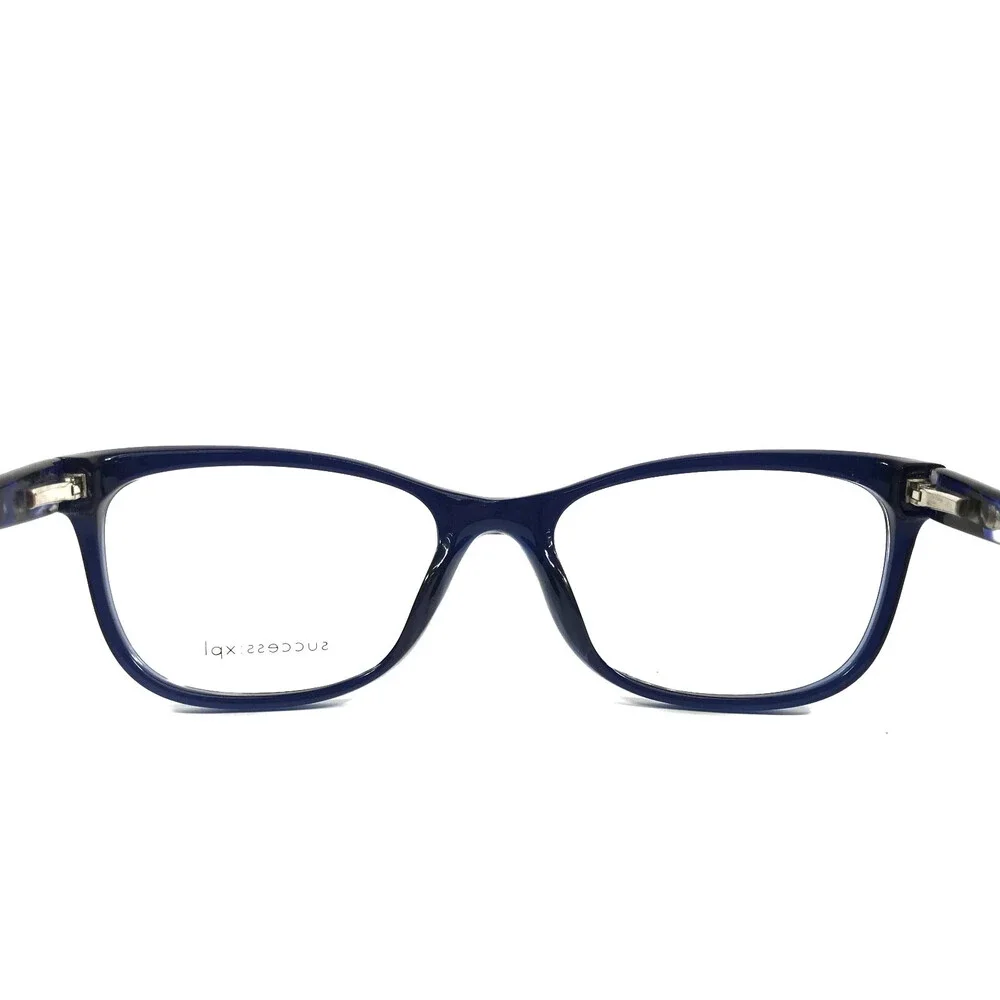 Success Eyeglasses Frames SPL-TINA BLUE Black Cat Eye Full Rim 52-17-140